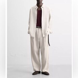 LINEN - Cotton Shirt ZARA - XXL